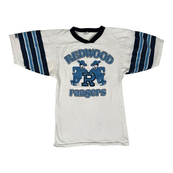 Vintage Redwood Rangers T-Shrit Size XS/Small Single Stitch USA Made Bike Tag - Picture 1 of 11